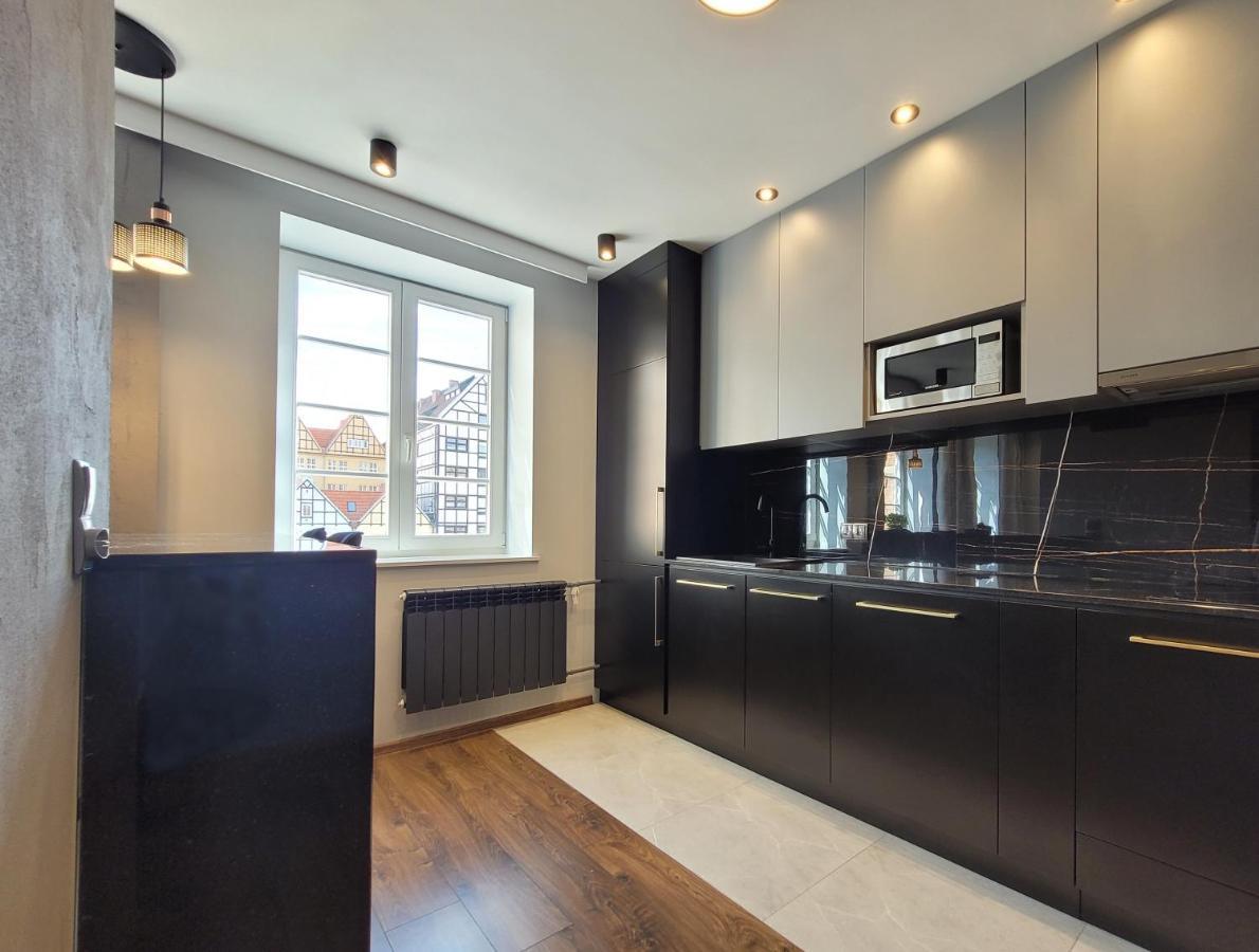 Apartament Stare Miasto Gdansk Z Widokiem Na Motlawe Exterior foto